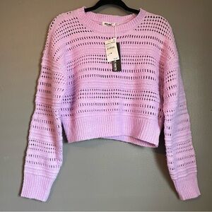 NWT NYC Knits Sz XL Women’s Purple Scoop-neck Long Sleeve Sweater Top Ret $20!